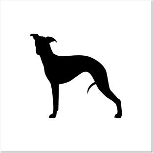 Whippet Silhouette Posters and Art